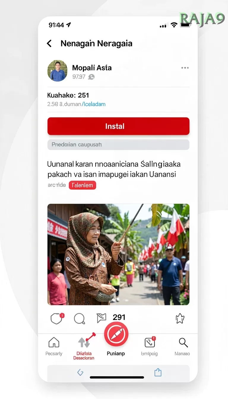 Pratinjau antarmuka raja9 — aplikasi APK resmi Android v2.5.6